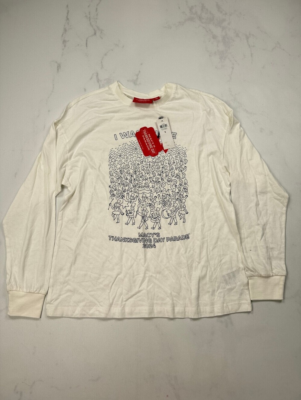 Macys I White T Shirt White Modern Statement Piece - Mens S